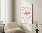 Reminders for Hard Days, Mental Health Office Decor, Therapy Poster, Positive Affirmations, Calming Corner Wall Cavans Art