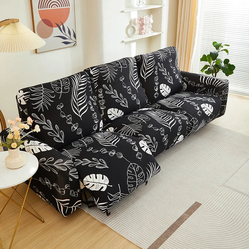 Elastic Recliner Sofa Cover Printed Slipcover Chair Sofa Protector Relax Armchair Stretch Couch Covers For Living Room