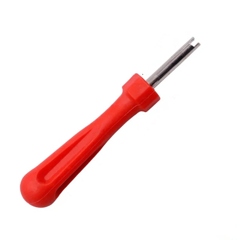Tire Valve Core Removal Tools Wrench Plastic Handle Bike Screwdriver Wrench Core Tire Repair Hand Tool for Car Bicycle Motorcycl