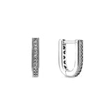 2024 New 925 Silver Plated Double Hoop Earrings For Women Butterfly Sun Moon Heart DIY Accessories 