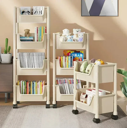 Estantería con ruedas para cocina, estantería de almacenamiento, armario de almacenamiento con ranura estrecha para esquina de cocina, organizador para baño, sala de estar y hogar