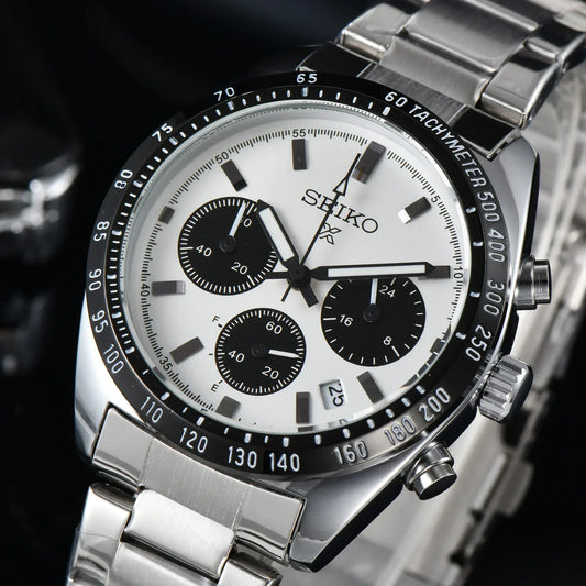 Reloj de pulsera Seiko de lujo para hombre, de cuarzo, no mecánico, multifuncional, deportivo, informal, de negocios, superventas