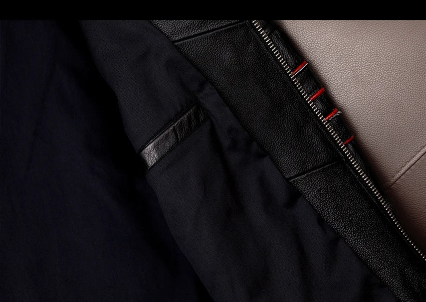 Chaqueta de motociclista nueva para hombre, de piel de vaca, para motocross, de cuero, para invierno, resistente al viento, para carreras, ropa de motociclista resistente al desgaste para Harley.