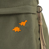 3 pcs/set cute creative dinosaur collection pins Stegosaurus shaped enamel brooches backpack bag jewelry decoration
