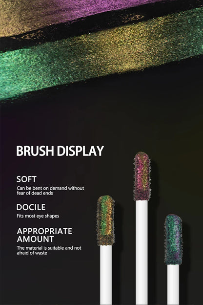 Chrome Shifting Pigments Chameleon Liquid Eyeshadow Shiny Long Lasting Multichrome High Eyeshadow Liquid Eye Makeup Art Cosmetic