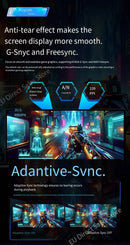 Kuycon Q34W 34-inch 4k165hz monitor e-sports gaming ultra-clear laptop desktop external mirror screen new original