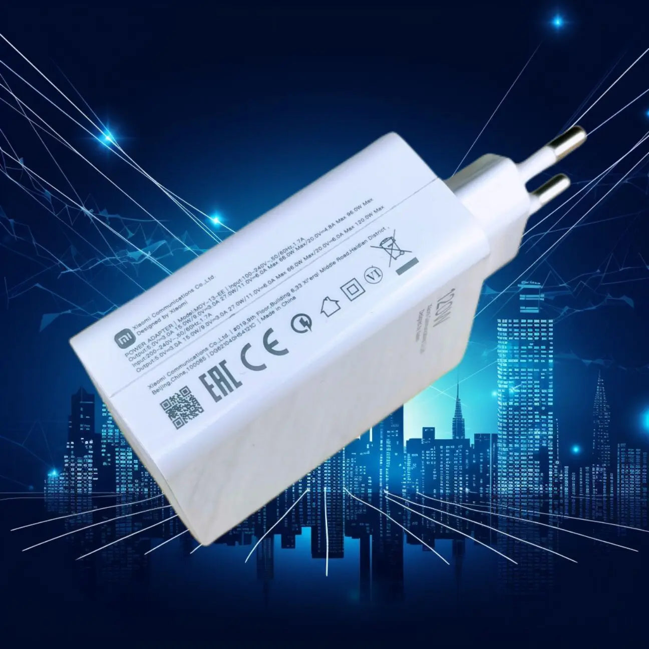 Original  Xiaomi 120W Turbo Fast Charger With EU/US Adapter And USB Type C Cable