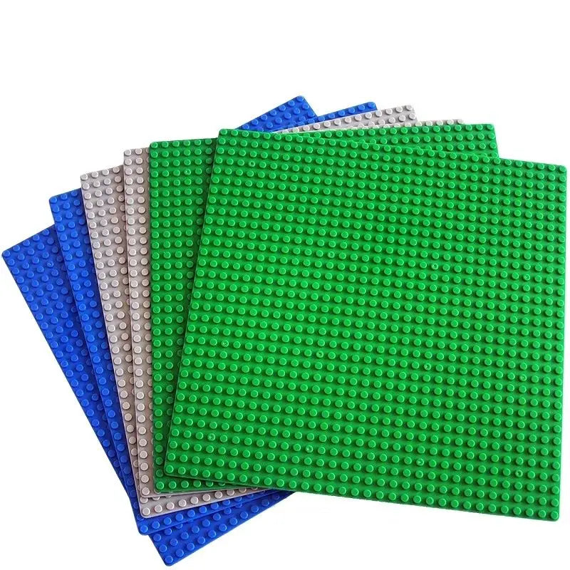 Placa base de 32 x 32, 16 x 32, 16 x 16 puntos, bloques de construcción, placa base de plástico para bricolaje, accesorios de ladrillo clásicos, juguete para niños