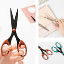 Color Scissor Stainless Steel Blade Safe Design Paper Cutting Scissors for Fine Art Diary Album Craft Office School Supplies