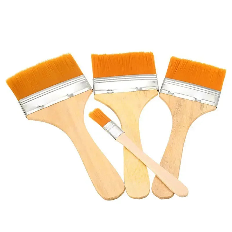 12pcs/set Memory Nylon Paint Brushes Set for Acrylic Oil Drawing Watercolor Wooden Painting Brush Tools Art Supplies