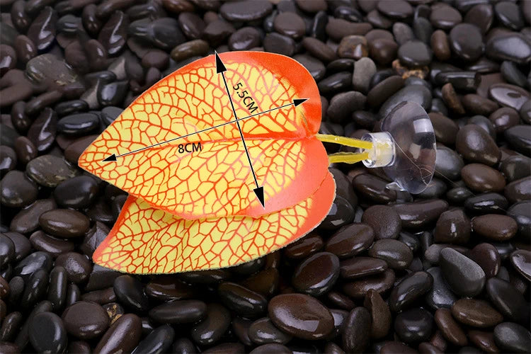 1pcs Fish Tank Artificial Leaf fish rest bed decor Aquarium Decoration Floating Bed Leaf Hammock FightingPerch Betta Spawning