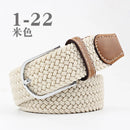 Stretch Woven Belt Unisex Canvas Belts Fashion Casual Student Belt Women Cinturon Male Waistband 105cm
