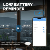MOES Tuya ZigBee Smart Window Door Gate Sensor Detector Smart Home Security Alarm System Smart Life Tuya App Remote Control