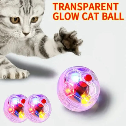 3 pelotas interactivas para gatos con flash, equipo paranormal, juguetes fantasma, bolas de movimiento, juguete ligero para mascotas, flash, movimiento de caza.
