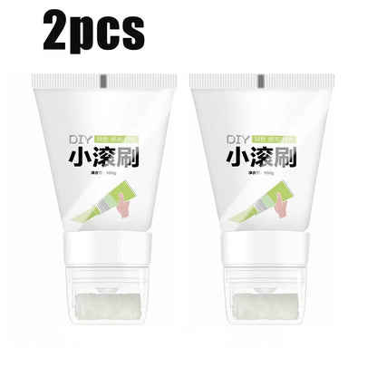 100g White Pink Wall Small Roller Brush Paint Interior Wall Repair Household Wall Graffiti Repair Environmental Protection Paint