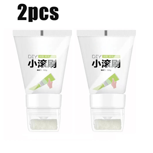 100g White Pink Wall Small Roller Brush Paint Interior Wall Repair Household Wall Graffiti Repair Environmental Protection Paint