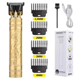 T9 LCD Electric Hair Trimmer Oil Shaving Head Electric Clipper Engraving Electric Clipper Hair Precision Trimmer for Men Care