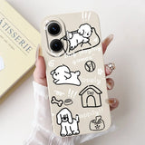 For Xiaomi Poco F7 Phone Cover For Redmi Turbo 4 Pro 5G Case Silicone Cute Cartoon Fashion Luxury Love Shockproof Bumper Funda