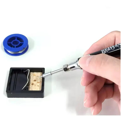 1Pcs 510 Thread BK Welding Heating Pen Repair Tools Brass Knuckles Preheat VV 900mAh Battery Electric Soldering Iron Pen