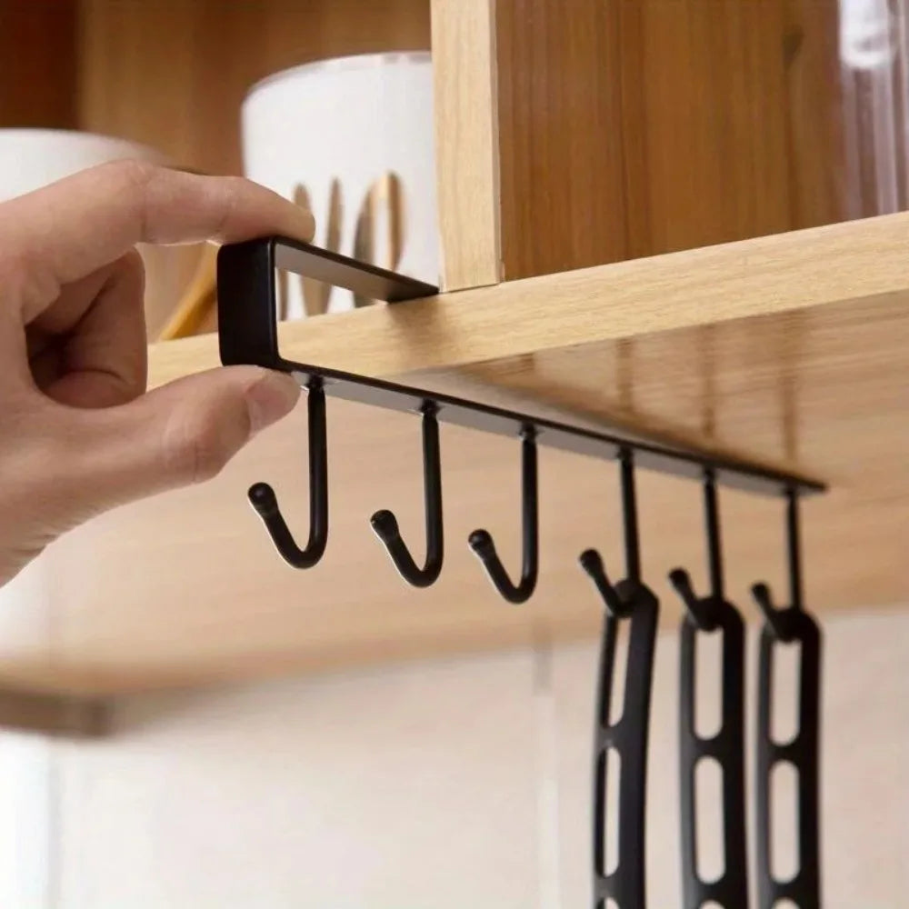 Mug Holder,Coffee Cup Holder,Kitchen Utensil Storage Hook,Cabinet Storage Hook,Wall Mounted Home Storage Hooks for Kitchen