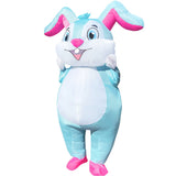 Adult Cute Animals Inflatable Costume Bunny Zebra Shark Bee Koala Cosplay Funny Suits For Halloween Purim Fancy Mascot Costumes