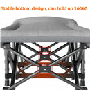 Cama plegable portátil para acampar con almohada - Cama militar resistente de 190 x 67 x 48 cm, tumbona ligera para acampar en el jardín