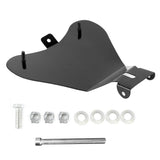 Motorcycle Universal Brown PU Solo Driver Seat Springs Bracket Mount Kit For Harley Honda Yamaha Suzuki Indian Triumph BMW ATV