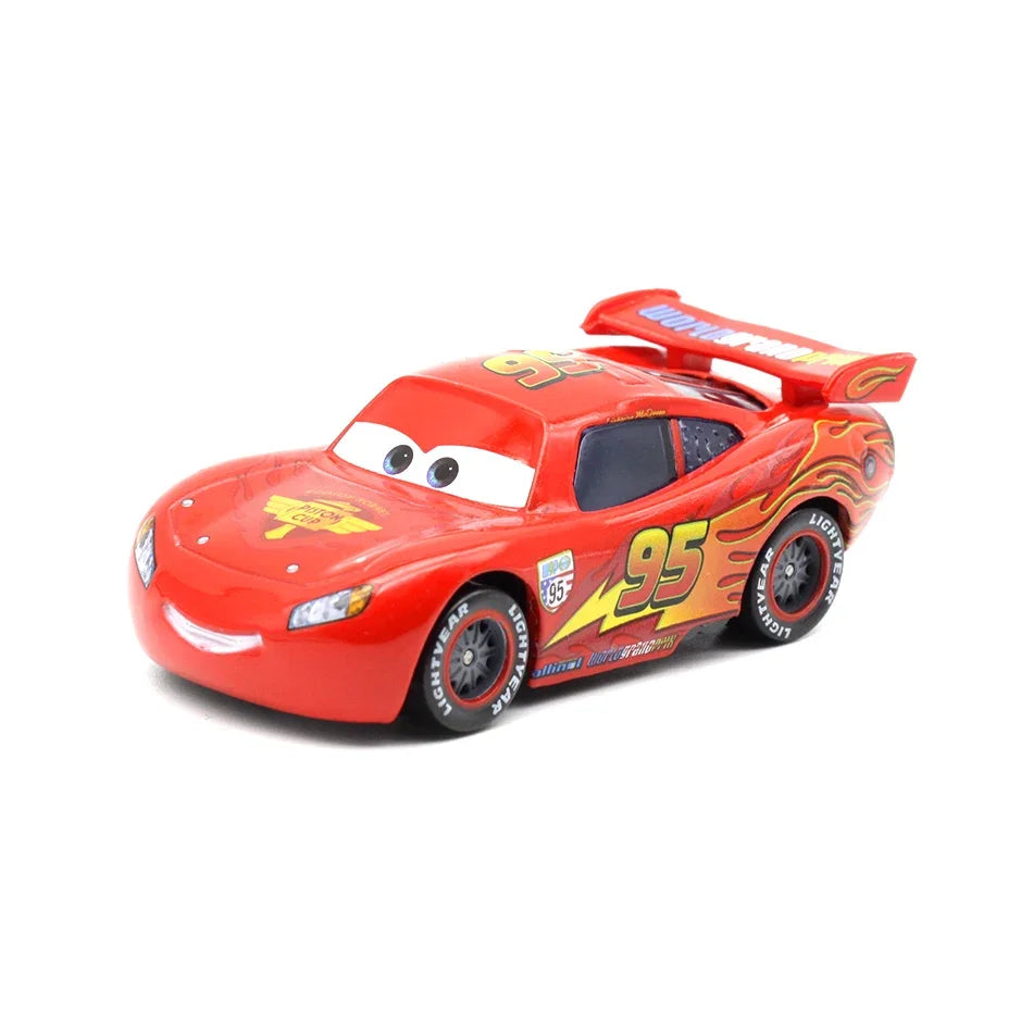 Disney Pixar Cars Toy | Metal Diecast Car Toy Lightning McQueen Frank Fritter The King | Kids Birthday Holiday Toy Car Gifts