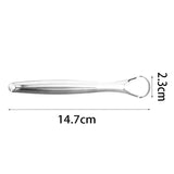1/2/4 Pcs Reusable Stainless Steel Useful Tongue Scraper Cleaner Fresh Breath Cleaning Coated Tongue Oral Hygiene Care Tools