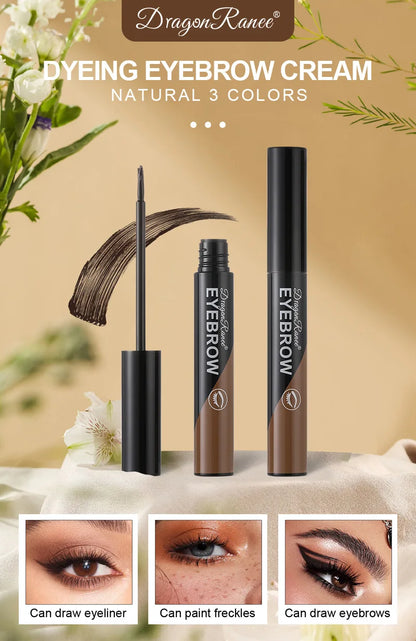 Peel-off Waterproof Tint Eyebrow Gel Makeup Long Lasting Eye Brow Enhancers Liquid Gel Tear Wear Easy Natural Brown Gray Tattoo