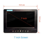 LEADSTAR D768 7 inch Portable TV DVB-T2 ATSC ISDB-T tdt DTT Digital and Analog mini small Car TV Television Support TF H.265 AC3