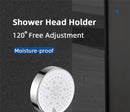 Universal Shower Head Holder Adjustable Shower Rail Holder Bathroom Accessories Replacement Hand Shower Bracket for Slide Bar