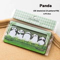 150 Sheets/set Cartoon Animals Sticky Notes Classified Indexing Stickers Bookmarks Notepads Stationery