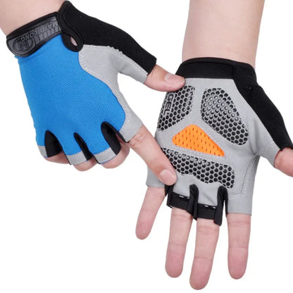 Gym Gloves Women Men Weightlifting Dumbbell Fitness Sport Training Exercise Gloves Non Slip Breathable Fingerless Cycling Gloves