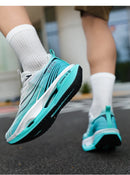 2025 New Men's Sneakers Thick Bottom Cushioning Running Shoes Athletic Training Carbon Plate Jogging Shoes Women's Tennis Shoes