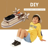 DIY Science Toys Children Educational STEM Projects Kits 3D Assemble Car Boat Model Wood Puzzle Toy Scientific Experiment Kit