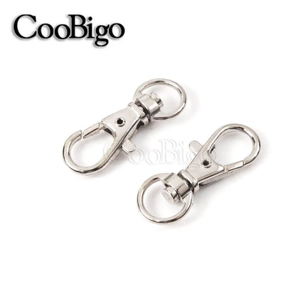5/16"~1-1/4" Snap Hook Buckle Metal Swivel Lobster Clasp Snap Clip Hook Carabiner for Keychain Key Fob Chain Ring Bag Hardware