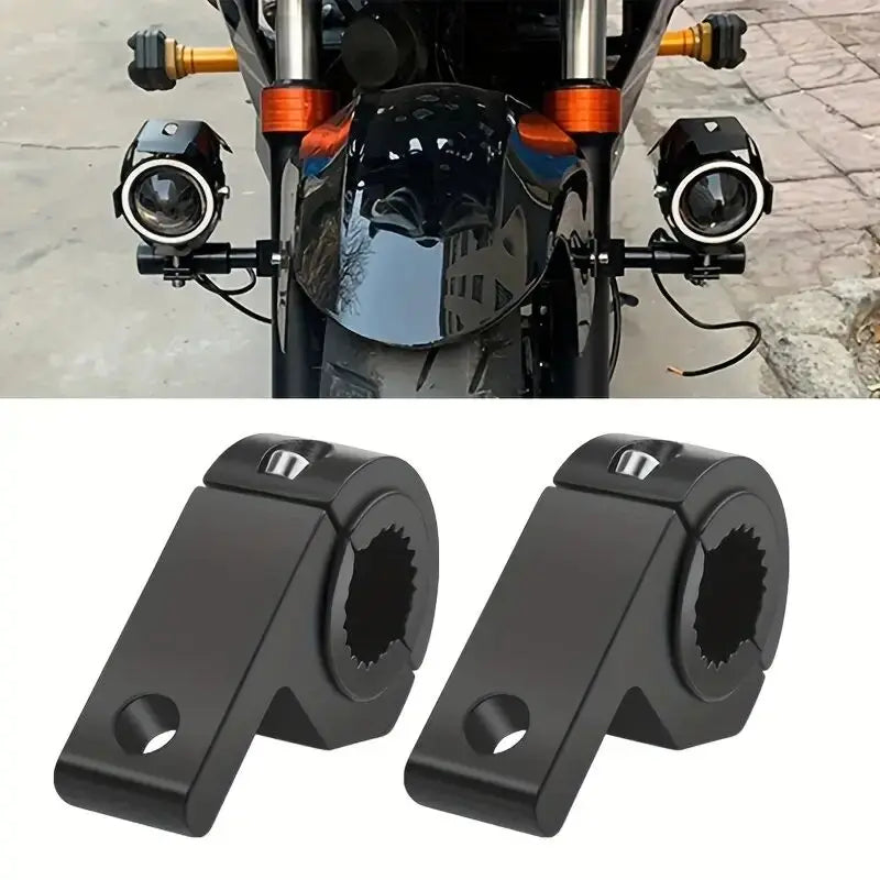 ATV Car Motorcycle LED Headlight Clamps Brackets Tube Clamp Mount Kit For Auto Motorbike Spotlights Fog Light Mount Accessories