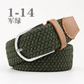 Stretch Woven Belt Unisex Canvas Belts Fashion Casual Student Belt Women Cinturon Male Waistband 105cm