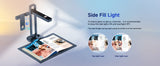 CZUR Aura Pro Portable Book Scanner Document Max A3 Size with Smart OCR Led Table Desk Lamp for Family Home Office