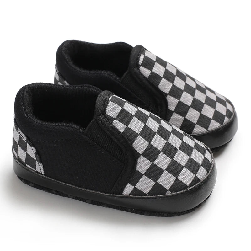 Newborn Baby Canvas Shoes Anti-slip Soft Baby Boy Girl Sneakers Casual Multi-Color Toddler First Walkers Crib Shoes