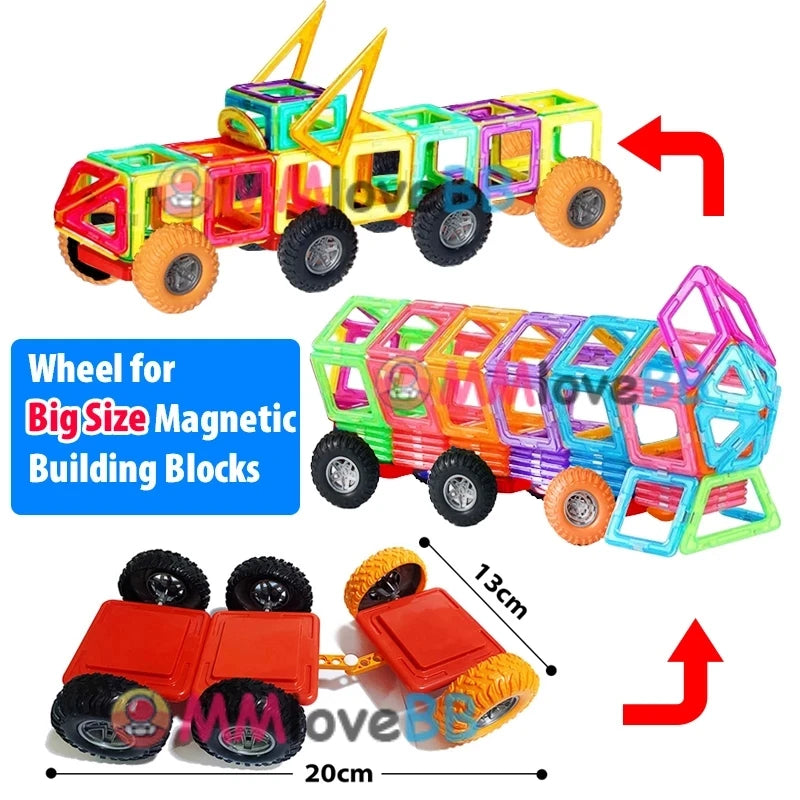 Juguetes magnéticos para niños de gran tamaño, bloques magnéticos para niños, juego de construcción de diseño, juguetes para niños, bloques de construcción