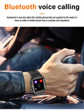 LAXASFIT New Men's Smart Watch LED Flashlight Outdoor Sports Smart Watch Wristwatch Health Monitoring Smart Watch