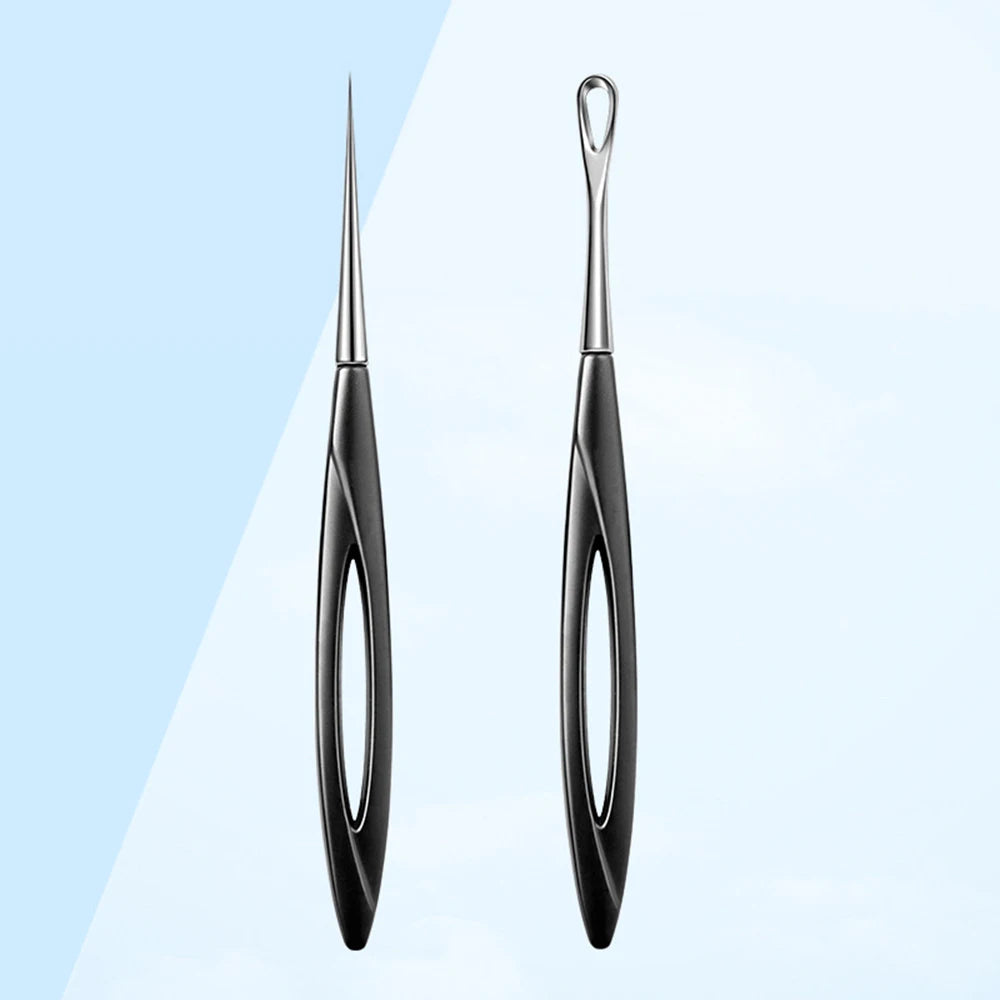 Acne Needle Blackhead Clip Remover Extraction Popper Pore Black Head Cleaner Face Skin Care Deep Cleansing Needle Tool