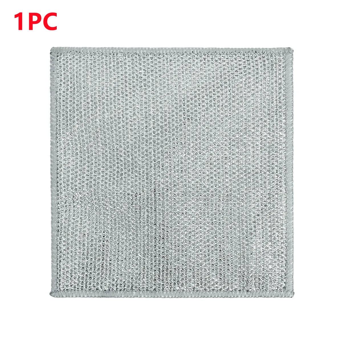 Pano de limpeza de fio de aço espessado, sem arranhões, camada dupla, microfibra de ferro, louça de malha, trapos de lavar roupa, toalhas de cozinha, novo