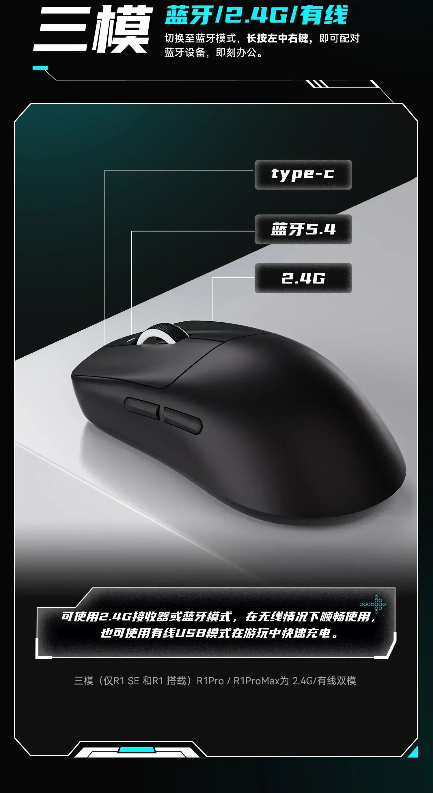 Vxe Dragonfly R1 Pro Max Wireless Mouse R1 Se Light Weight Paw3395 Nordic52840 2khz Smart Speed ​​X Low Delay Fps Game Mouse Gift