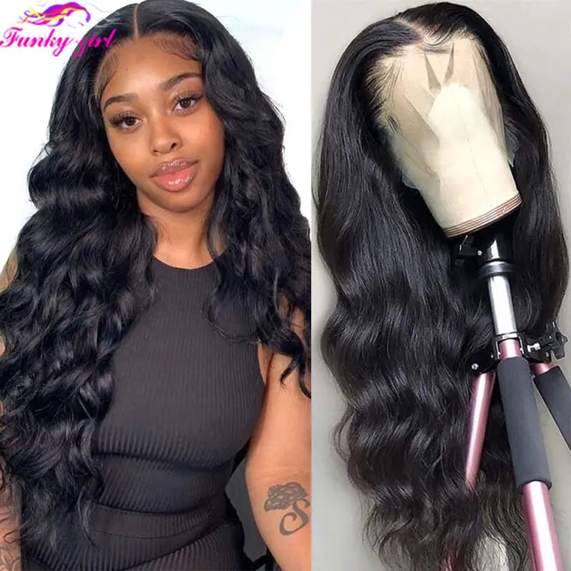 Highlight Body Wave Wig Human Hair Lace Front Wigs 4/27 Honey Blonde Body Wavy Lace Human Hair Wig For Women Brazilian Remy Wig