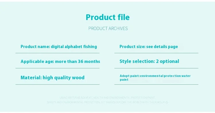 Wooden Children Fishing Toys Baby Early Education Toys Kids Ability Training Toy Montessori Education Fun Game Alphabet Learning