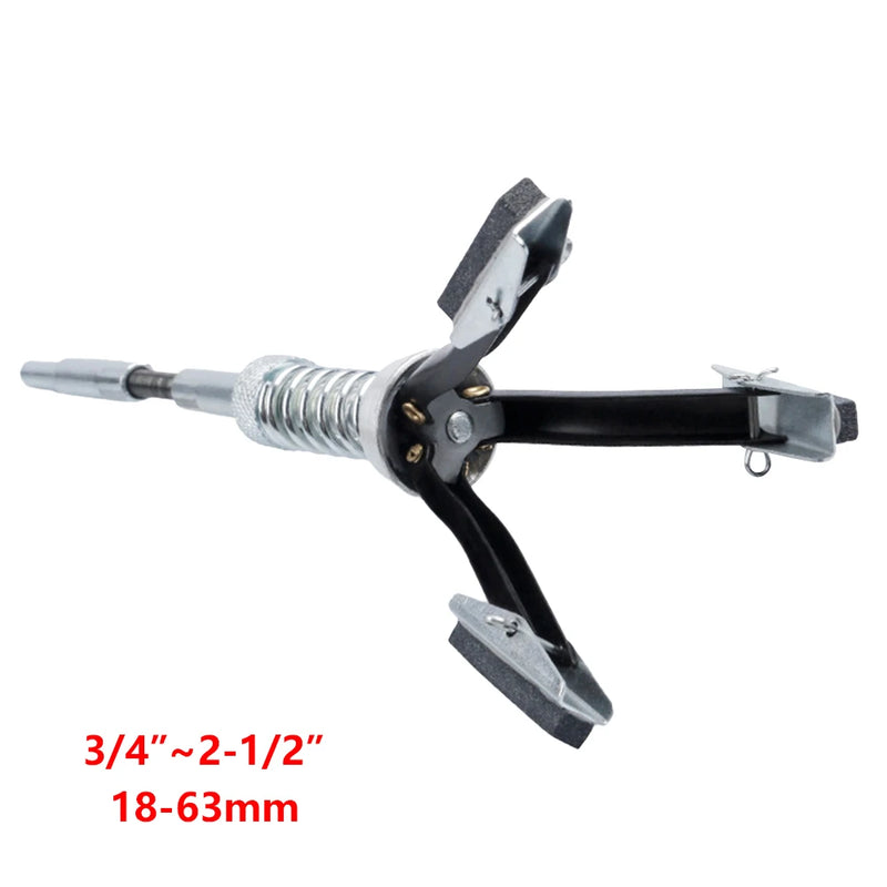 Lijadora de cilindros de tres mordazas, rectificadora de diámetro interior de acero, herramienta de bruñido de cilindros de freno de motor de automóvil, bruñidor de eje flexible de 19-64 mm