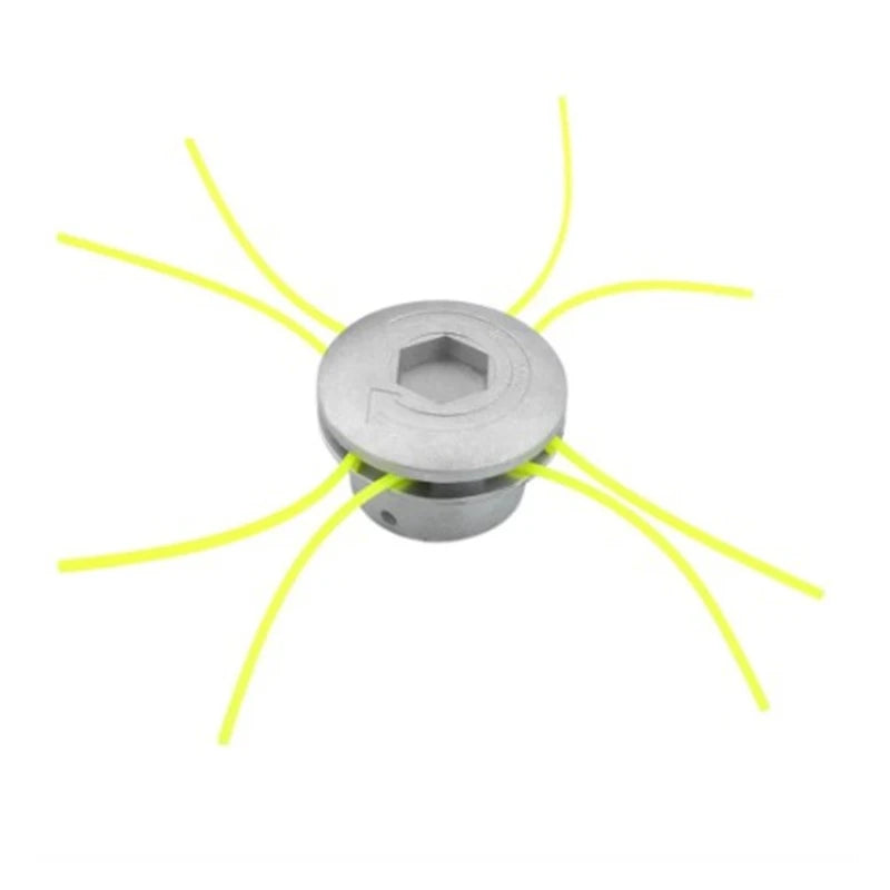 Universal Aluminum Trimmer Head with Four Trimmer Lines for Brush Cutter Grass Trimmer